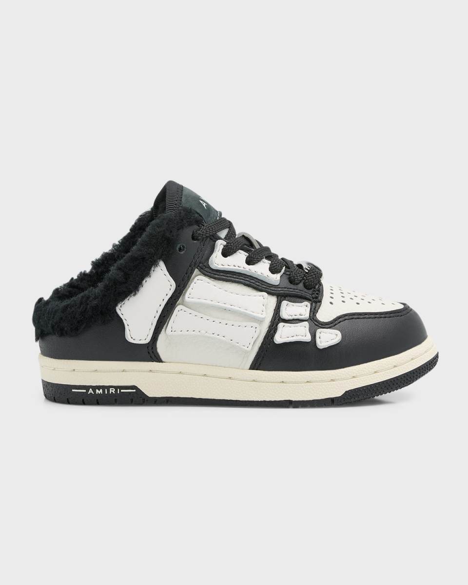 Kid's Skel Leather Low-Top Mule Sneakers, Toddlers/Kids